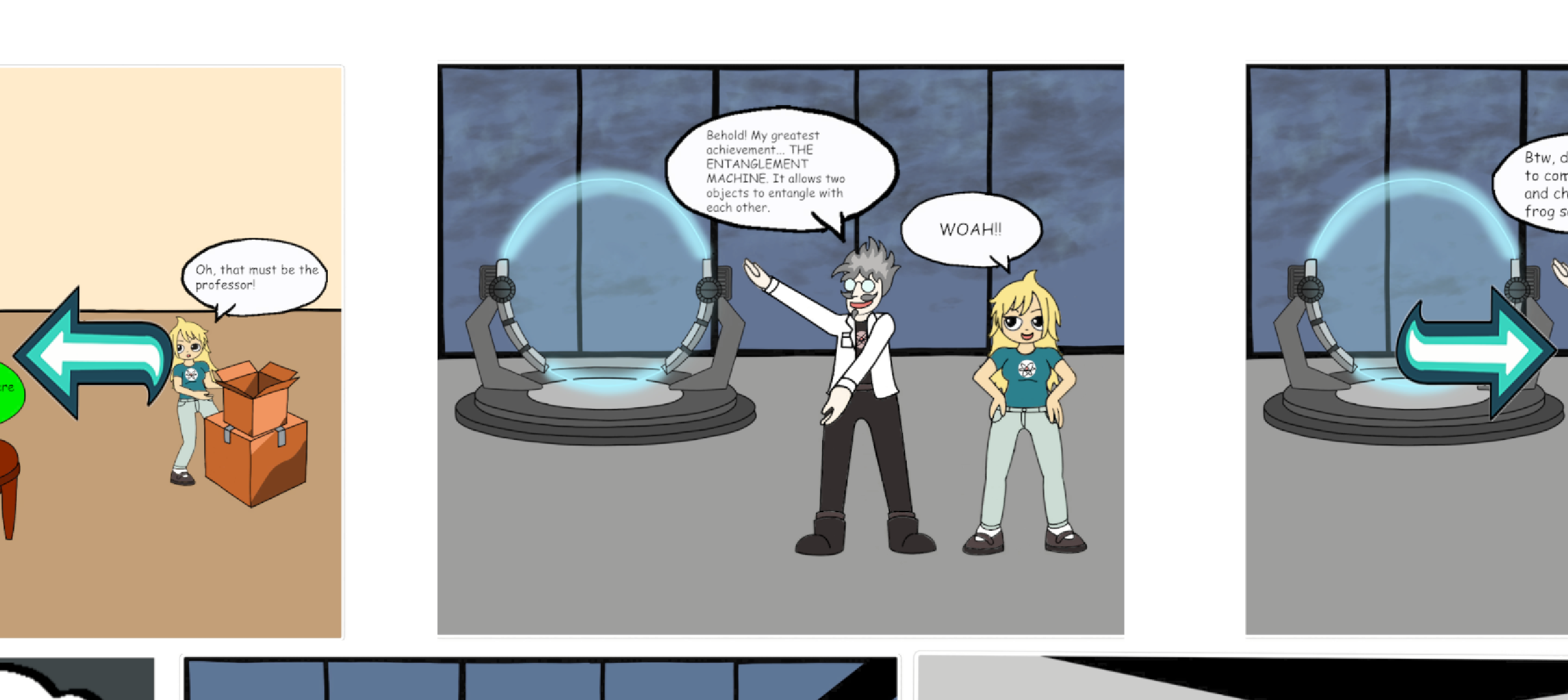Interactive Comic Screenshot
